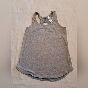 Ivivva girls size 10 gray racer back tank top, VGUC